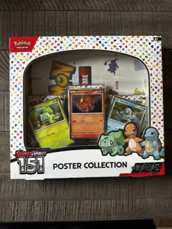POKEMON TRADING CARD GAME SCARLET & VIOLET 151 POSTER COLLECTION with 33 Cards 820650853166 - Image 1