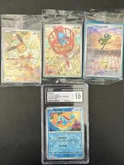 Pokemon Card Lot - 3 Sealed Promos & CGC 10 - Image 1
