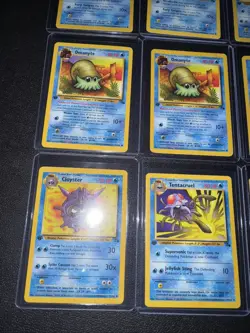Pokemon 9 Card Lot Vintage Fossil 1st Edition! Psyduck Krabby Horsea - Image 4