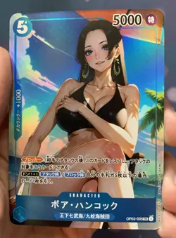 Boa Hancock Beach Swimsuit One Piece Goddess Waifu Card Holo Foil Anime - Image 2