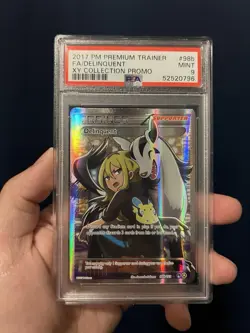 DELINQUENT 98b/122 XY COLLECTION PROMO PREMIUM TRAINER Pokemon Card PSA 9 MINT - Image 1