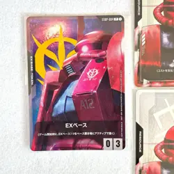 Gundam Card Game R005 C+ Resource set of 10 EXBP-004 EX Base Zaku II Char set - Image 5
