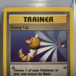 Scoop Up 107/130 Rare Non-Holo Base 2 Set Pokemon Trainer Card NM - Image 2