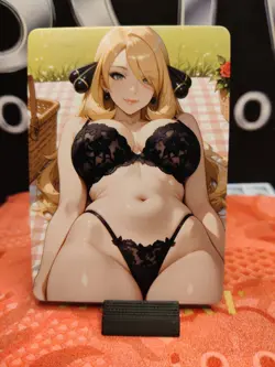 Cynthia - Double-Sided Sexy Waifu Anime Card - Image 5