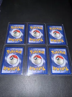 Pokemon 6 Card Lot Vintage Fossil 1st Edition! Slowpoke Gaslty - Image 5