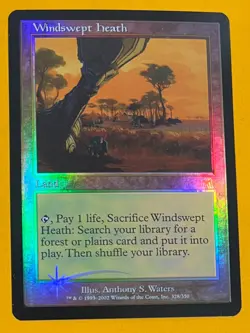 MTG WINDSWEPT HEATH (FOIL) Onslaught (OldManMTG 002-232) - Image 1