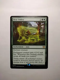 Bear Umbra Commander: Wilds of Eldraine Regular - Image 1