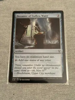 Decanter of Endless Water - Commander Legends: Battle for Baldur's Gate (CLB) - Image 1