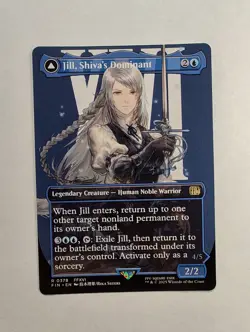 Jill, Shiva's Dominant - (Borderless) Regular Final Fantasy MtG Rare FIN 378 - Image 1