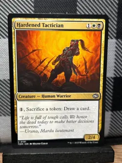 MTG TCG: Hardened Tactician 191, Tarkir: Dragonstorm - Image 1