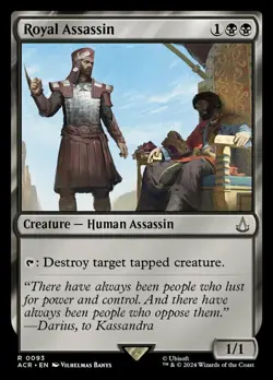x1 Royal Assassin - Foil R MTG Universes Beyond: Assassin's Creed M/NM, English - Image 1