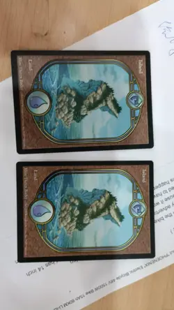 2XIsland LP/NM MTG Unglued UG Magic Gathering - Image 1