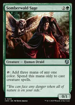 Somberwald Sage Light Play, English Magic the Gathering MTG Innistrad Remastered - Image 1