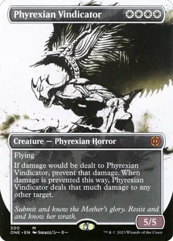 MTG-NM-Phyrexia: All Will Be One-Phyrexian Vindicator (Showcase)-300 - Image 1