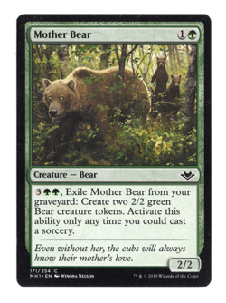 MTG-Mother Bear-Modern Horizons-171-LP-NonFoil - Image 1