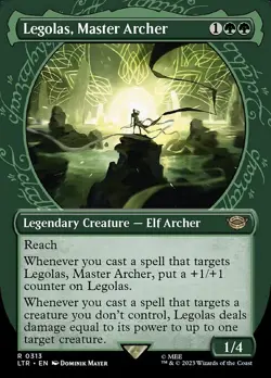MTG-NM-Tales of Middle-earth-Legolas, Master Archer (Showcase)-313 - Image 1