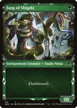 MTG-NM-Kamigawa: Neon Dynasty-Fang of Shigeki (Showcase)-347 - Image 1