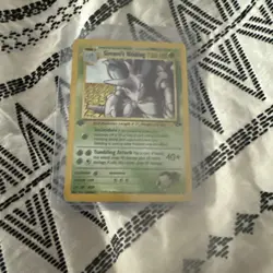 Pokemon TCG Giovanni's Nidoking Gym Challenge Holo Card 7/132 1st Edition Rare - Image 1