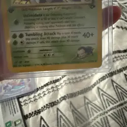 Pokemon TCG Giovanni's Nidoking Gym Challenge Holo Card 7/132 1st Edition Rare - Image 5