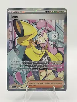 Pokemon TCG Iono Scarlet & Violet Paldea Evolved Holo Ultra Rare Card 254/193 - Image 1