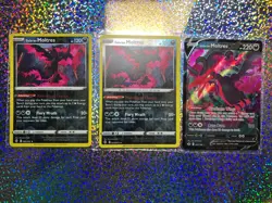 Pokemon TCG Galarian Moltres: Ultra Rare 097/198 V; Reverse Holo 093/203 - Image 1