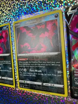 Pokemon TCG Galarian Moltres: Ultra Rare 097/198 V; Reverse Holo 093/203 - Image 5