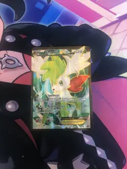 Pokemon TCG Shaymin EX 94/99 Full Art Rare Next Destinies DAMAGED - Image 1