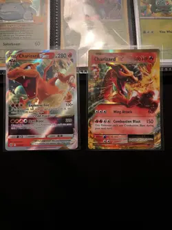 Pokemon Charizard Vstar Brilliant Stars And Charizard EX XY Evolutions - Image 1