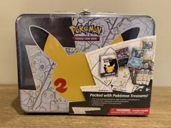 Pokemon TCG Celebration 25th Anniversary Chest/ Lunch Box Tin Sealed IMPERFECT - Image 1