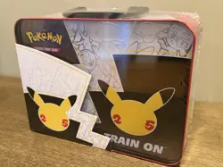 Pokemon TCG Celebration 25th Anniversary Chest/ Lunch Box Tin Sealed IMPERFECT - Image 5