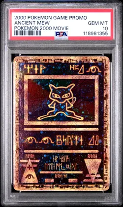2000 POKEMON GAME MOVIE POKEMON 2000 MOVIE ANCIENT MEW PSA 10 - Image 1