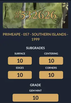 Primeape - 057 - Southern Islands Jungle Postcard - ACE 10 - Japanese Pokemon - Image 4