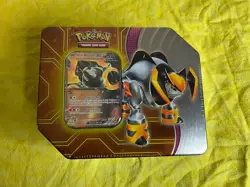 Pokemon Paradox Destinies Tin - Iron Boulder EX - Brand New Factory Sealed - Image 1