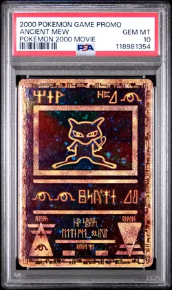 2000 POKEMON GAME MOVIE POKEMON 2000 MOVIE ANCIENT MEW PSA 10 - Image 1
