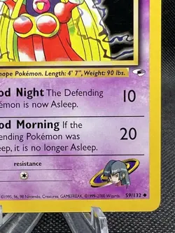 Pokemon TCG Gym Heroes Sabrina’s Jynx Non Holo Uncommon 59/132 LP - Image 4