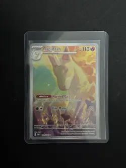 2025 Pokemon SV Destined Rivals Rapidash #189/182 - Image 1
