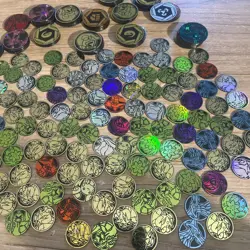 Lot Of 192 Pokemon Coins - Regular And Jumbo (All Official Coins)! - Image 3