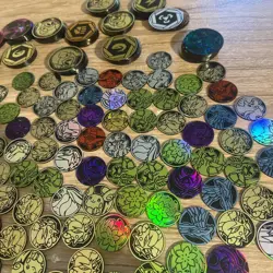 Lot Of 192 Pokemon Coins - Regular And Jumbo (All Official Coins)! - Image 5