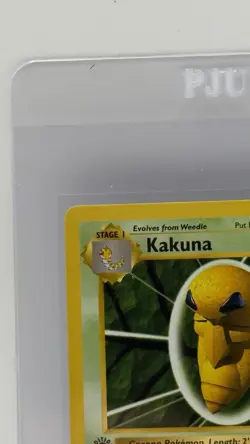 Pokemon TCG 1st Edition Base Set Shadowless Kakuna 33/102 WOTC Vintage LP-NM - Image 2