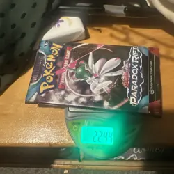 22.4g! HEAVY Paradox Rift Booster Pack Pokemon TCG New From ETB Garchomp Art - Image 1