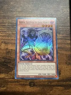 YUGIOH Genta, Gateman Of Dark World SR13-EN002 Super Rare 1st Nm - Image 1