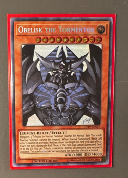 Yugioh! LP Obelisk the Tormentor TN19-EN007 - Prismatic Secret LIMITED EDITION - Image 1