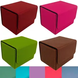 Premium Deck Box (Select Colour) * 100 Card Side Load MTG Pokemon Yugioh - Image 1