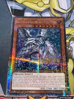 CARTE Yu Gi Oh DRAGON DES ABYSSES AUX YEUX BLEUS RA01-FR016 QUARTER CENTURY RARE - Image 1