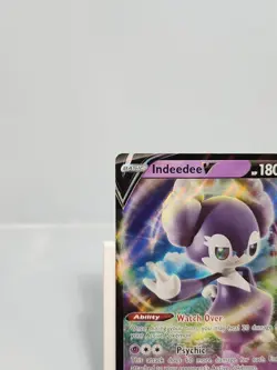 Indeedee V 039/072 Ultra Rare Holo Shining Fates SWSH Pokemon Card - Image 2