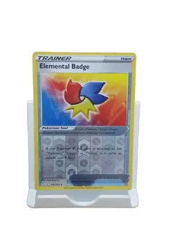 Elemental Badge 147/203 Reverse Holo Evolving Skies Pokemon Card - Image 1