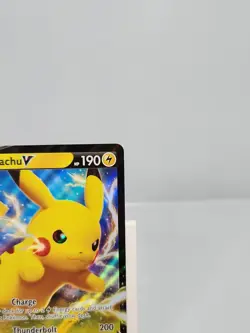 Pikachu V SWSH061 Black Star Promo Shining Fates Pokemon Card - Image 3