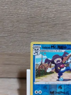 Galarian Mr. Rime 035/163 Holo Rare Battle Styles Pokemon Card - Image 2
