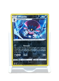 Weavile 087/172 Reverse Holo Brilliant Stars Pokemon TCG Card - Image 1