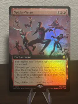 Spider-Verse #263 FOIL EXTENDED NM/M MTG Spiderman Magic Card - Image 1
